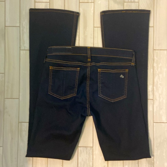 NWOT Rag & Bone Stiletto Boot Dark Wash Jeans Size 26 - Picture 4 of 9